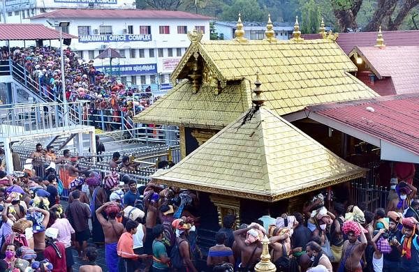 Golden roof of temple sanctum found leaking- The New Indian Express