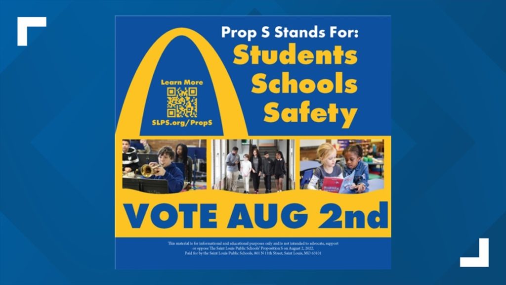 St. Louis school leaders asking voters to approve Proposition S next week