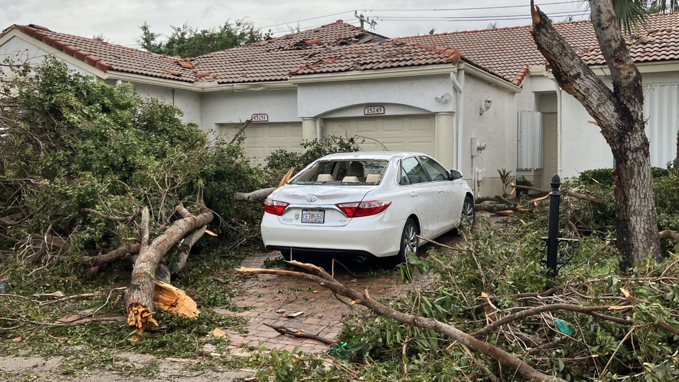 Lots of roof damage in the wake of Hurricane Ian