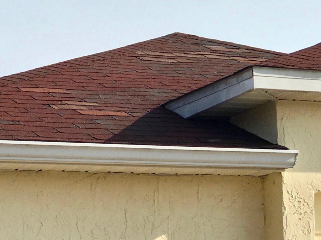 Our insurance company paid for our new roof