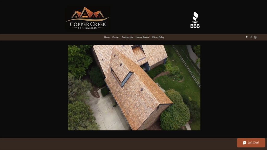 Restore your roof with Copper Creek Contractors