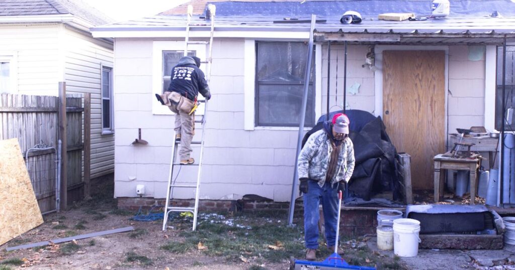 Roofing charity completes first project for local resident