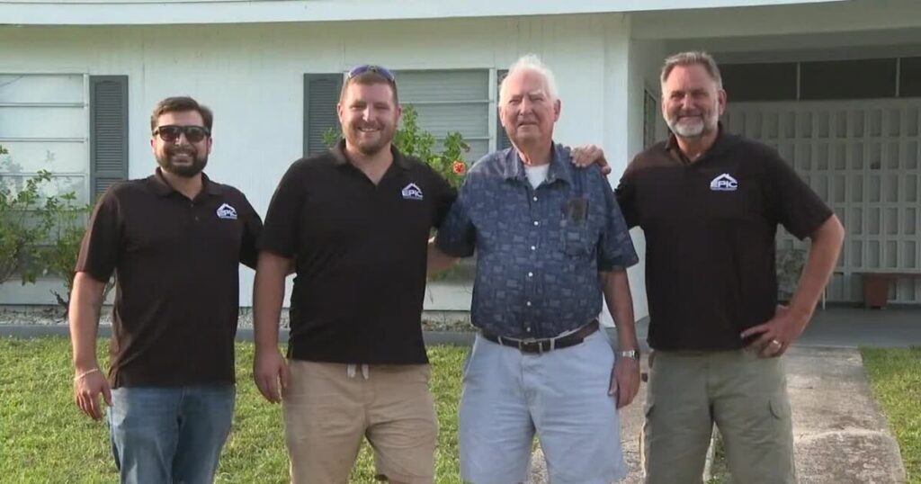 Roofing company makes good on promise to fix Port Charlotte veteran's roof