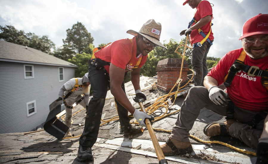 GAF, Actor Anthony Mackie, Complete 500 Gulf Region Roof Repairs