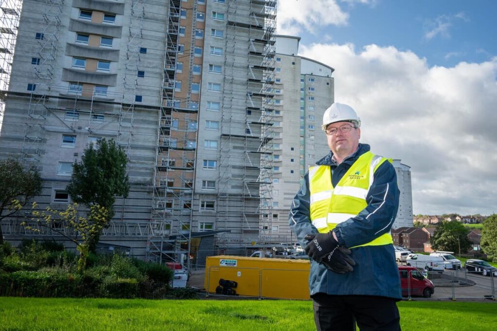 Repair work on Sunderland tower block nears completion  - two years after Storm Arwen damage