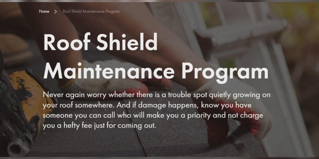 Keep your roof in tip-top shape with Schulte Roofing’s Roof Shield Maintenance Program