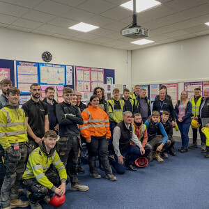 Roofing students given unique insight into Kirkcaldy Campus upgrade