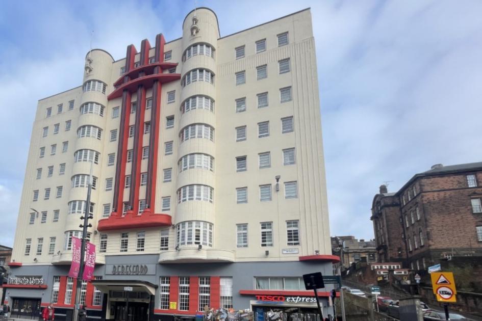 Roof repairs carried out on Glasgow's Baird Hall without permission