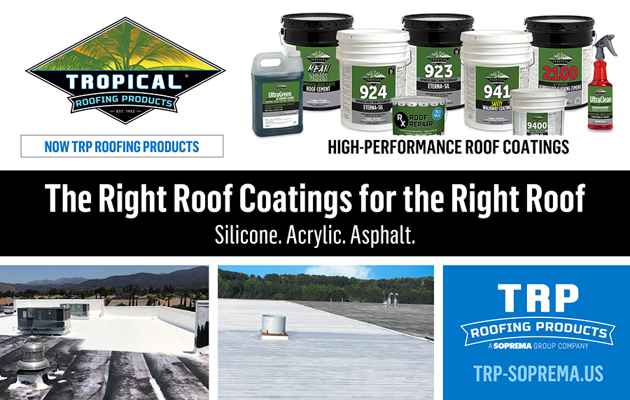 TRP Provides Tropical Roof Coatings – The Right Coating for the Right Roof