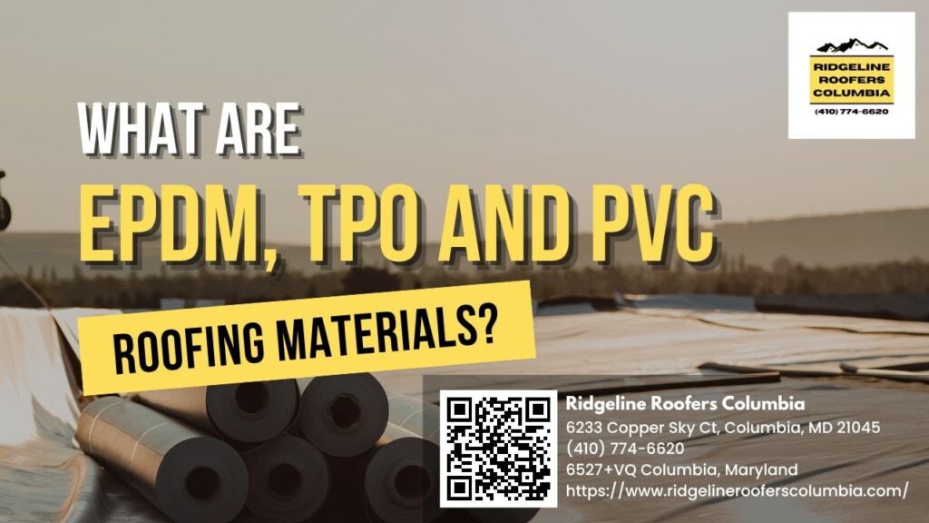 EPDM, TPO, PVC Roofing Materials