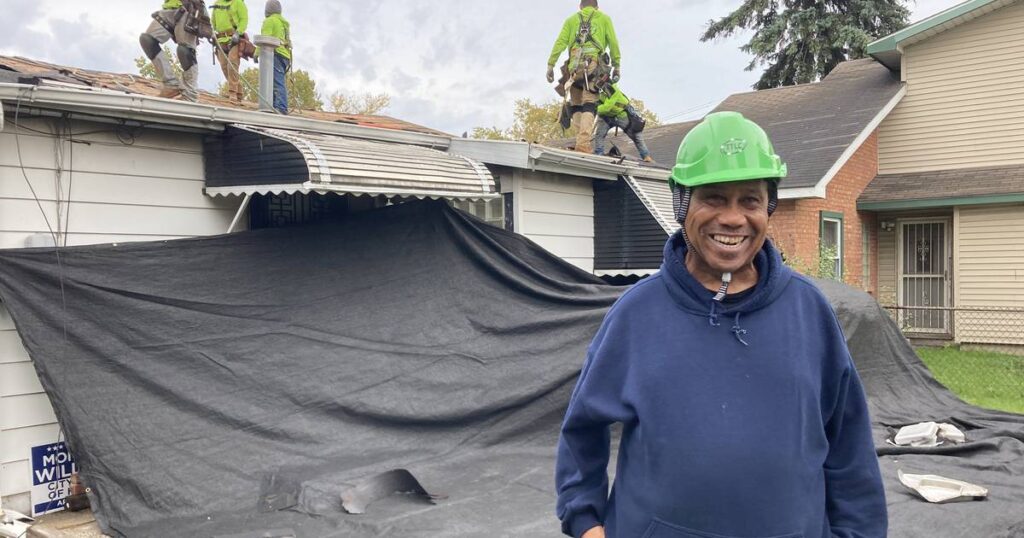 Harvey resident receives upgrades through roof deployment program